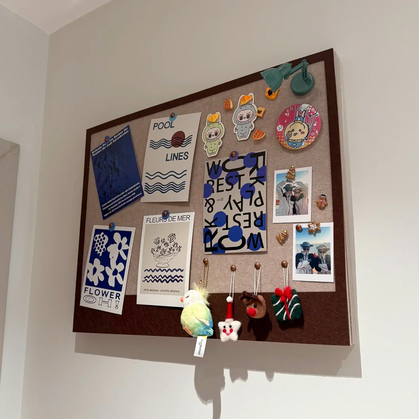 电表箱装饰画2025新款毛毡免打孔遮挡现代简约配电墙面创意照片墙