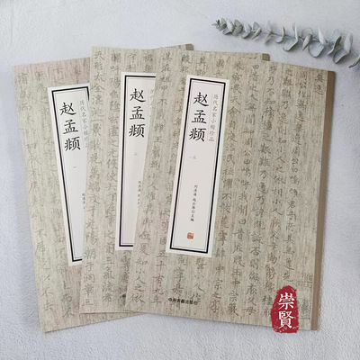 赵孟頫历代名家小楷珍品全3本简体旁注古代书法赏析黄庭坚汲黯传闲邪公家传卫宜人墓志大元敕藏御服之碑无逸毛笔字帖临摹练字书籍