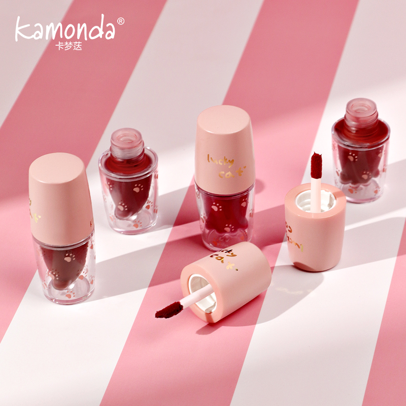 kamonda/卡梦荙水雾丝绒唇釉口红学生新款唇泥显白平价小众品牌