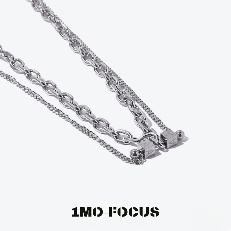 双a押宝钛钢项链转运男