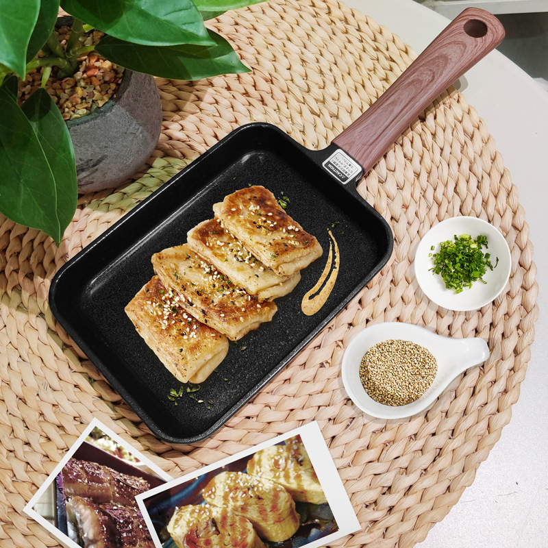 CB铝锅一人食锅家用煎锅平底锅迷你早餐锅煮泡面汤锅玉子烧锅