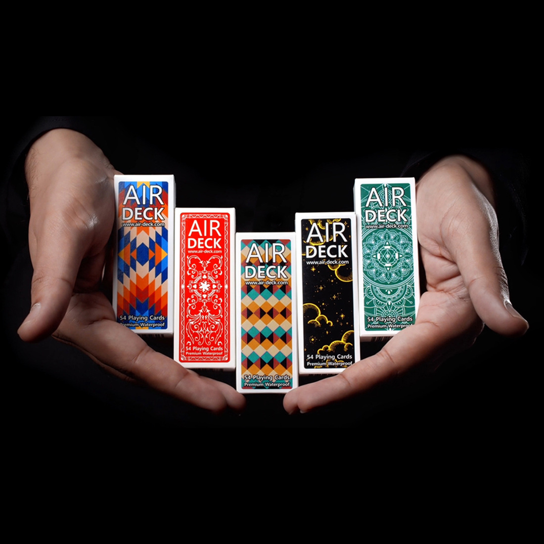 渣洗！Air Deck创意扑克牌塑料迷你小号可爱防水纸牌