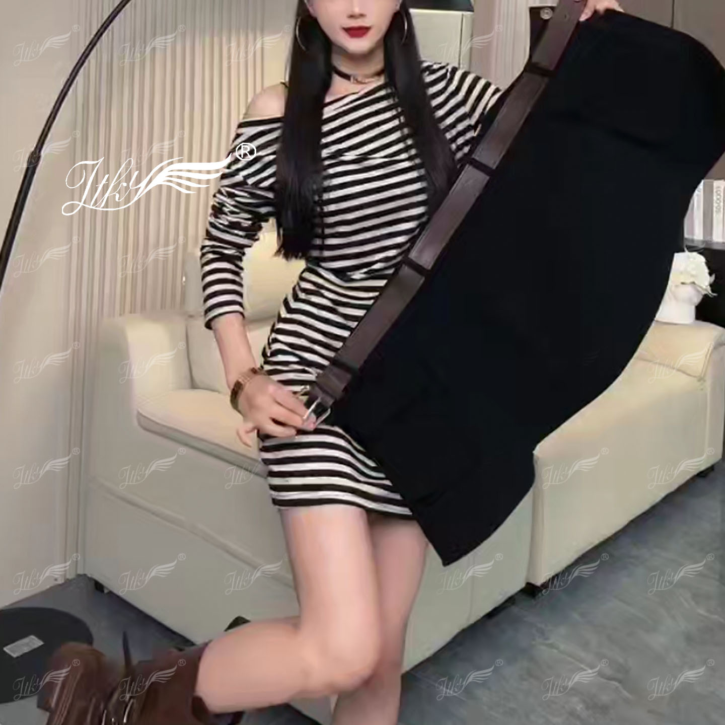 简约休闲气质百搭减龄时髦两件套