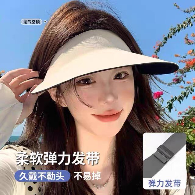 大媛家Sunny 空顶防晒帽女高颜值夏季防紫外线遮阳太阳帽子显脸小