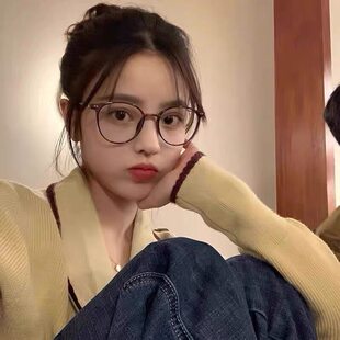 大媛家Sunny 超轻茶色眼镜近视女可配度数素颜显脸小网红眼睛框架