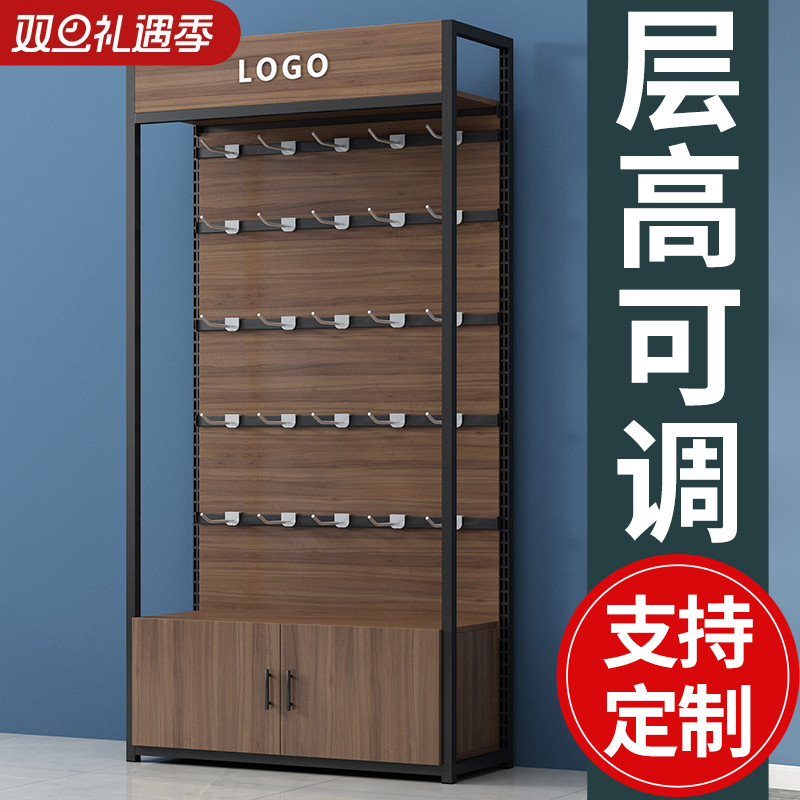 手机配件展示架陈列柜文具店铺货架超市挂钩烟酒置物架产品展示柜