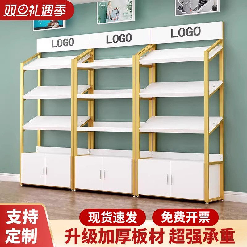 斜面货架展示柜化妆品饰品零食样品展示架商场鞋架超市多层置物架