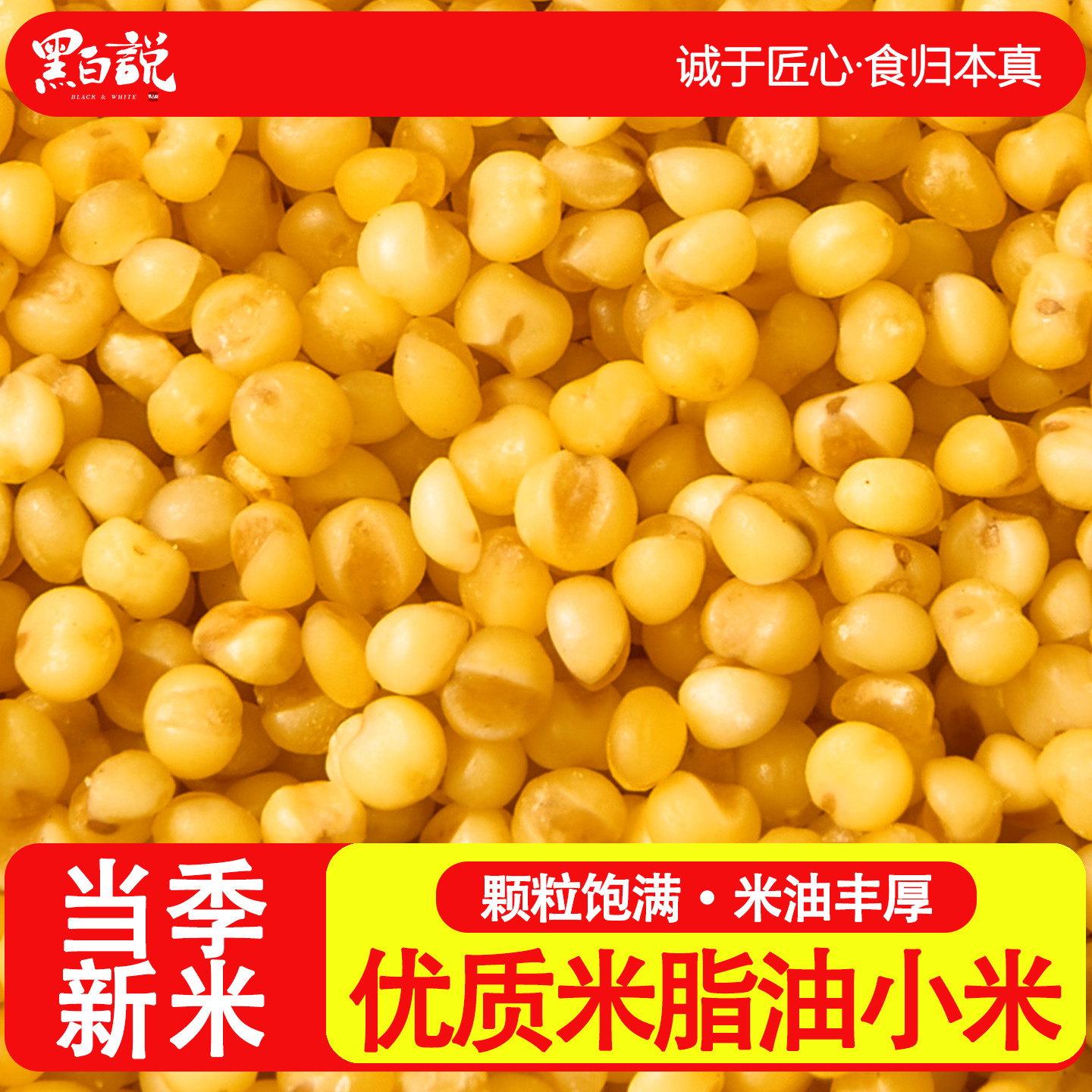 油小米农家正宗米脂粘糯2026新米五谷杂粮新货优质食用小米黄小米