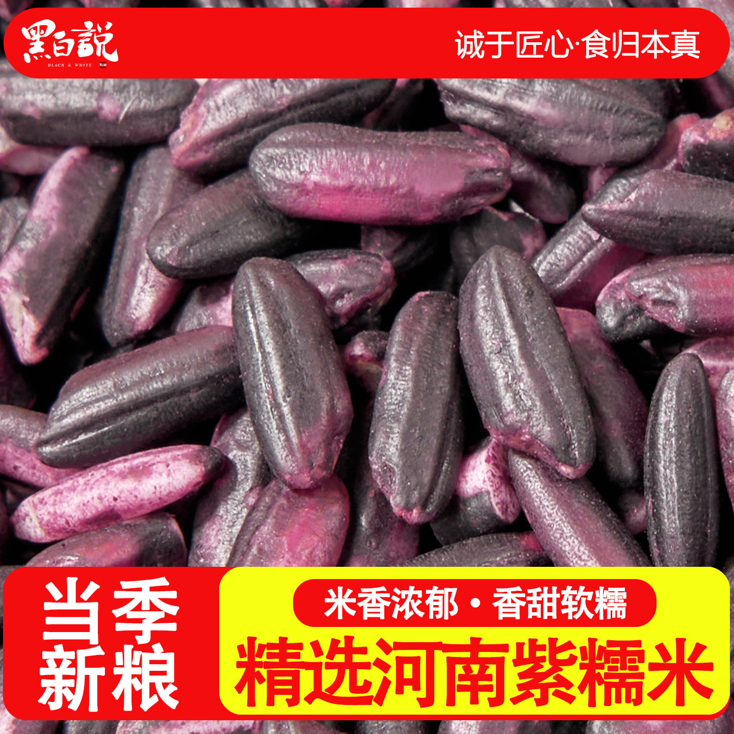正宗云南墨江紫米新米