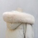 毛领单卖仿真狐狸毛羽绒派克服貉子毛毛领子女士通用大衣假领帽条