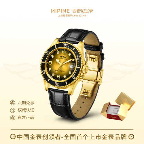 HIPINE西普尼金水鬼金表
