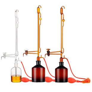 【荣力普】全自动滴定管5/10/25/50ml毫升白色棕色酸式碱式酸碱通用四氟活塞自动滴定管滴定瓶装置微量滴定管