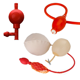 北京金新兴橡胶乳胶球胆单连球双连球气体取样袋液化气体取样采样袋橡胶气囊氮气进样袋3#小号5#中号7#大号