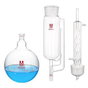 【荣力普工厂】索氏提取器脂肪抽出器蛇形球形索式抽提器抽出筒全套玻璃萃取装置60/150/250/500/1000ml