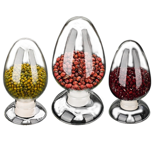 种子瓶锥形鸡心瓶化工样品瓶展示瓶陈列瓶取样瓶125/250/500ml毫升实验室用玻璃仪器