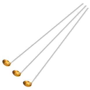 实验室用燃烧勺燃烧匙铜质制材质长柄小铜勺加热勺燃烧勺反应工具