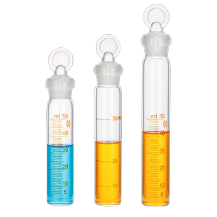 高硼硅玻璃消解管消煮管试管带泄压孔具塞刻度电热消解仪50ml毫升耐高温450℃度