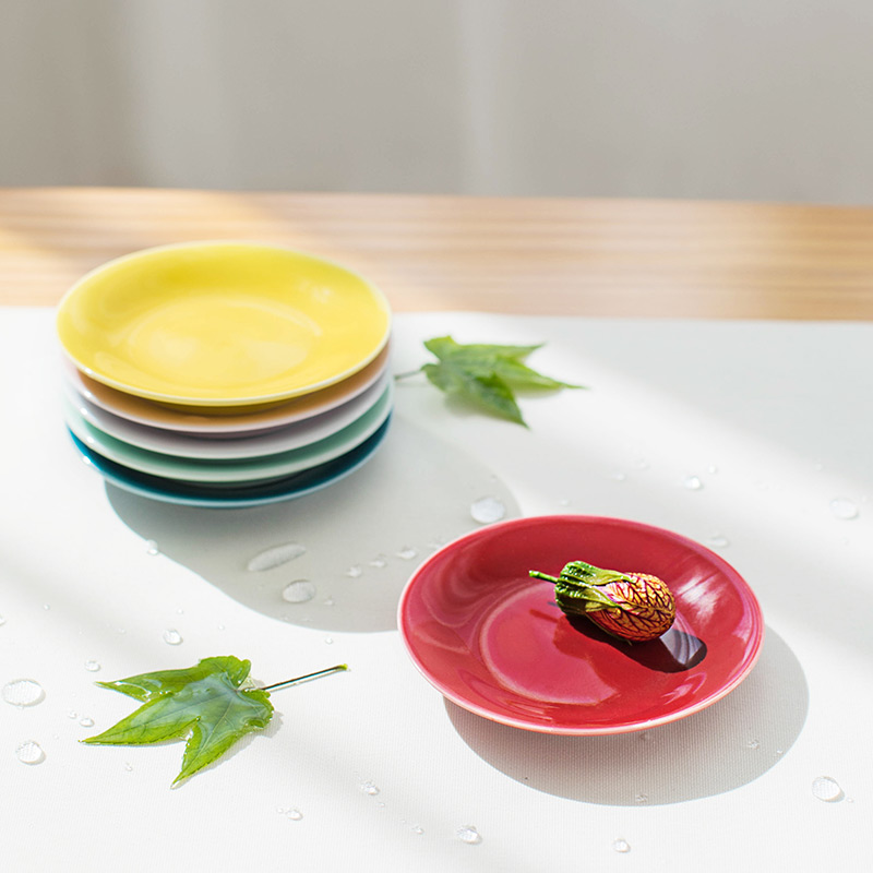 陶瓷圆形茶托杯垫茶杯垫底托青瓷杯托防烫敬茶托底茶桌小碟子盘子