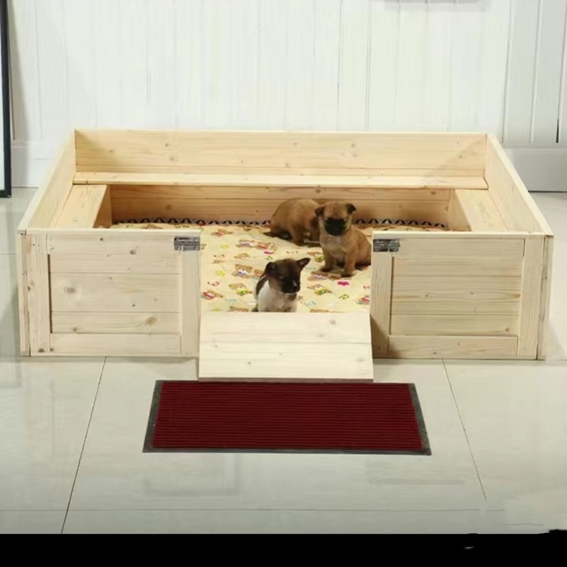 防压实木狗产床狗窝猫窝宠物窝猫产房狗产房猫产床宠物产箱幼崽窝