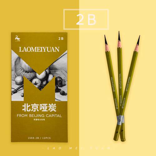 炭易光哑不反老美hb2b4b6b8b2024哑光L北京素描上色层次分明铅笔