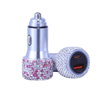 女神款车载充电器超级快充