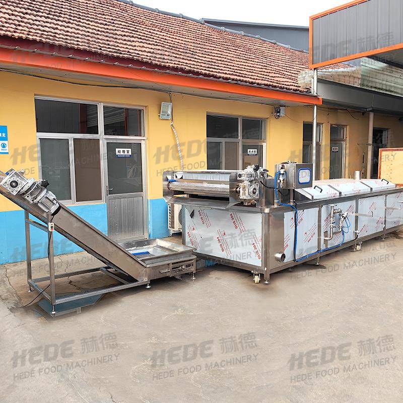 加工螺蛳粉加工设备 多功能竹笋酸笋预煮漂烫冷却流水线