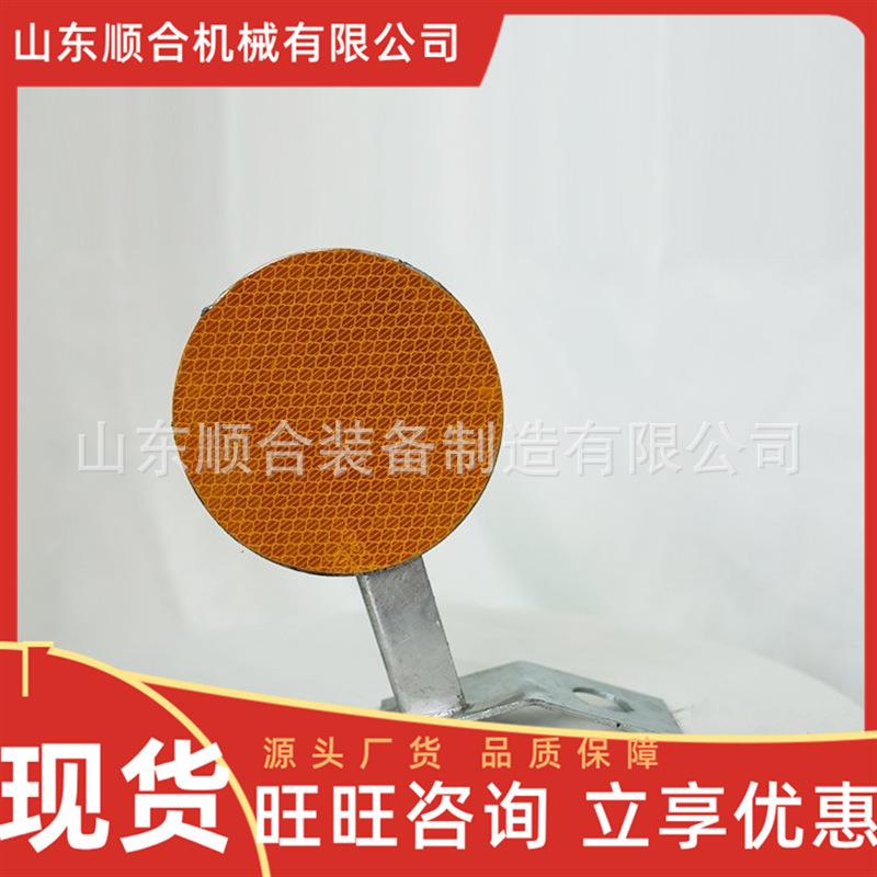 高亮反光 圆形弹性反光轮廓标 安装简便 矿用圆形弹性反光轮廓标