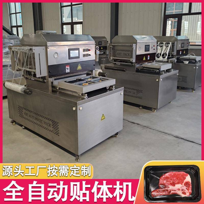 托盘3D封膜机 立式真空皮肤包装机 鸡翅三文鱼真空贴体包装机械