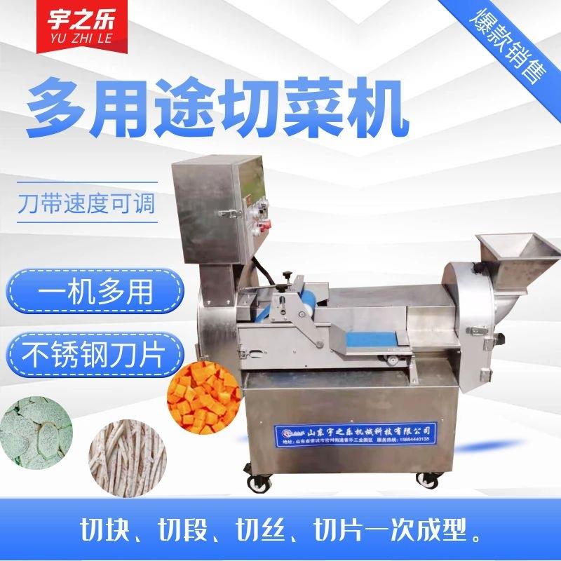 双头土豆切条机 不锈钢切菜机设备厂家 净菜加工荸荠切片机