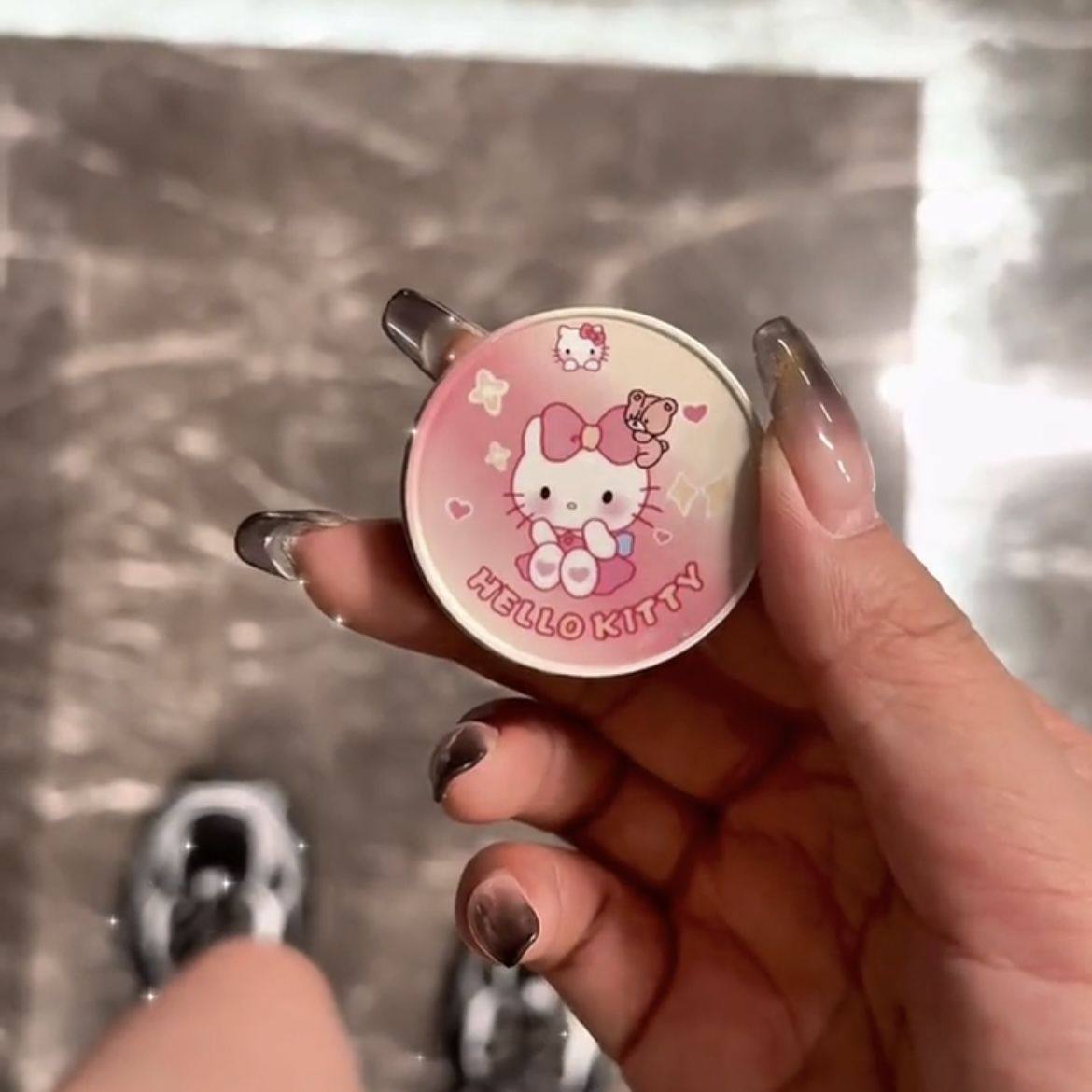 个性新款创意圆形卡通防风打火机可爱库洛米炫酷闺蜜男友点烟器