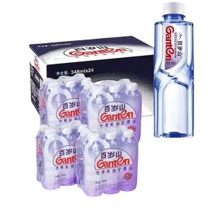 新货水中贵族百岁山饮用天然矿泉水348mlx24瓶非饮料快速发货食品