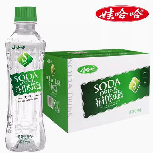 整箱24瓶娃哈哈苏打水350ml