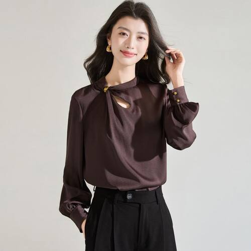 26春设计感垂感气质通勤衬衫