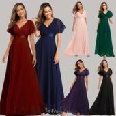 Wedding Gown Party 2022欧美伴娘晚礼服Chiffon Evening Dresses
