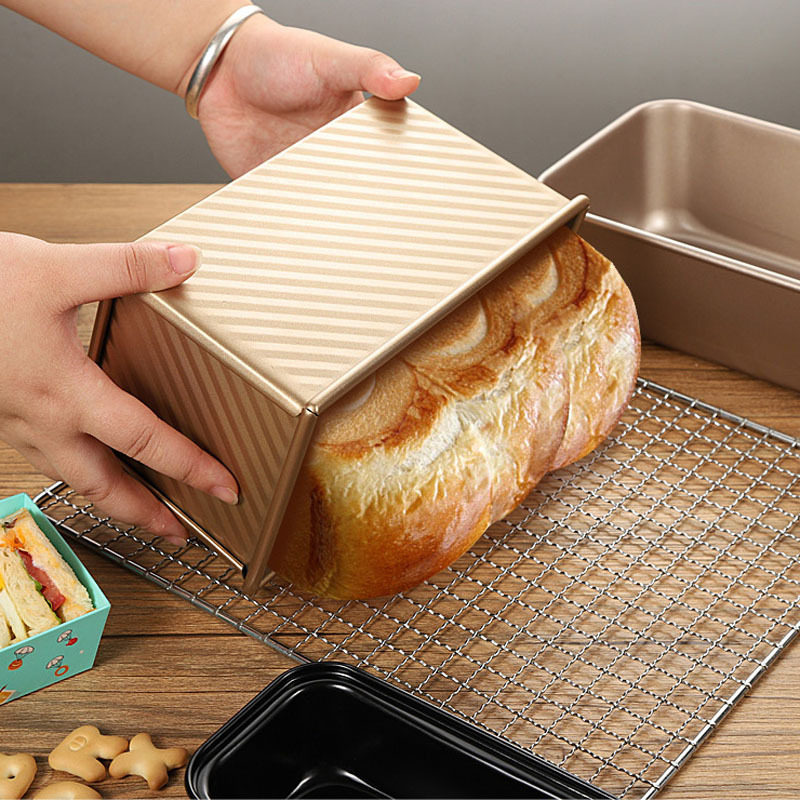 Loaf Pan with Cover Toast Box Mold Bread Baking Tools Cake