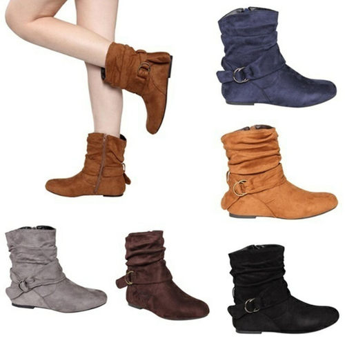 winter women flat boots laides warm shoes43码女棉靴女靴