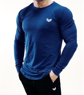 NEW Men Long sleeve T-shirt Man Gym Fitness Running t shirts