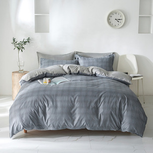 bedding 4 set quilt cover bed flat sheet fitted pillowcases