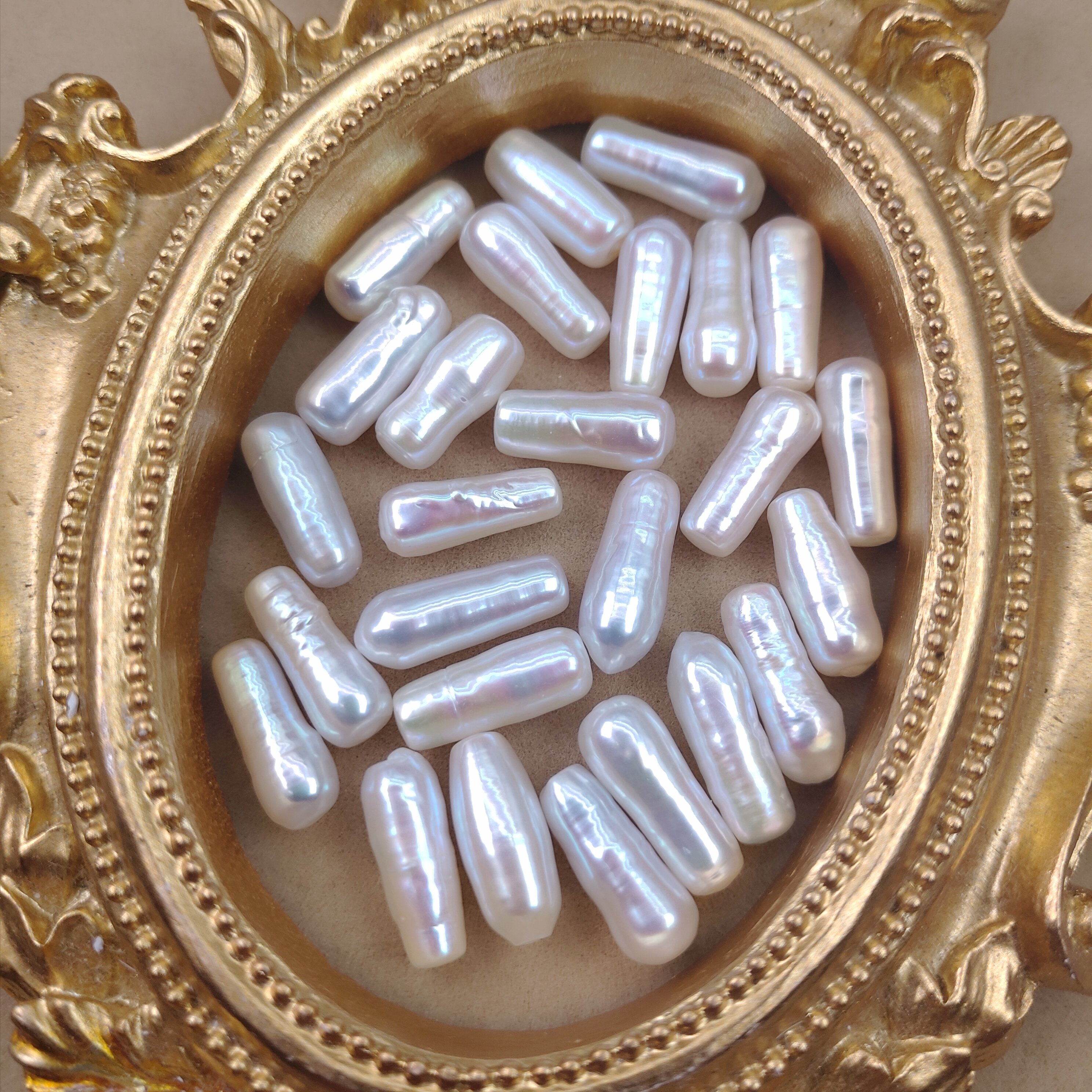 强光白亮竹节巴洛克珍珠节节高圆柱形天然淡水珍珠裸珠DIY材料,珠宝/钻石/翡翠,裸珠,淘宝优惠券,粉丝福利购,淘宝优惠卷