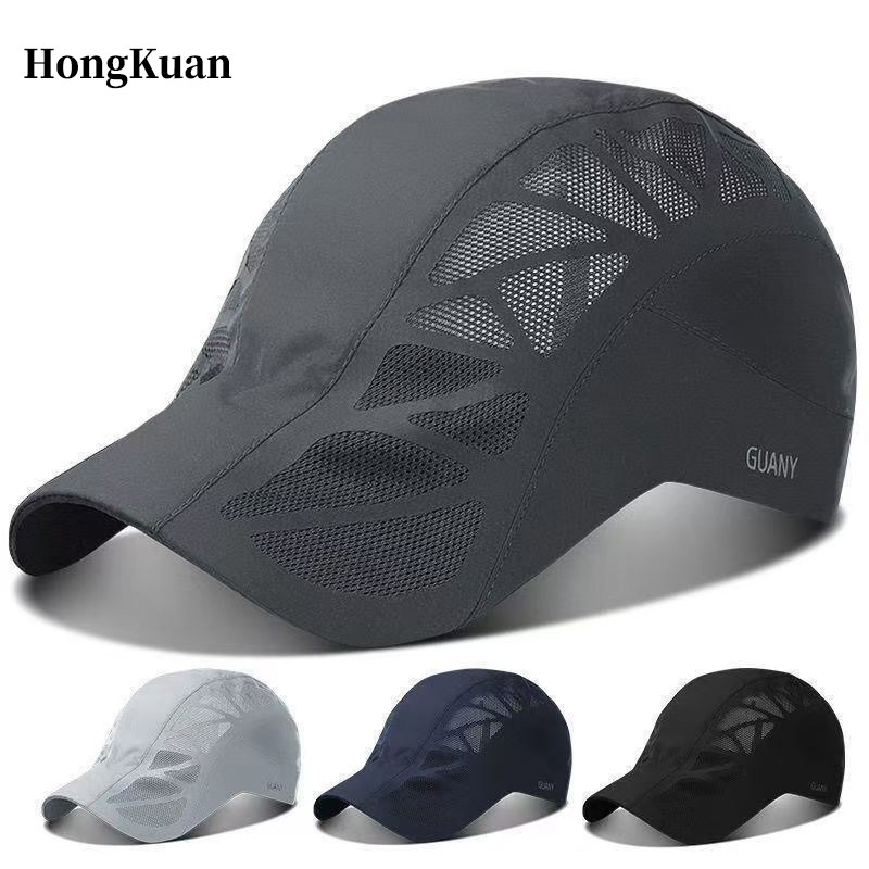 帽子男款夏季薄款速干鸭舌帽图片