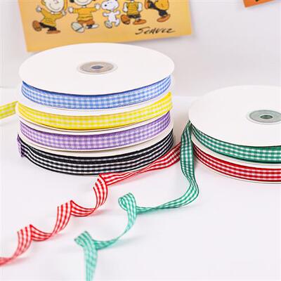 格子丝带蛋糕装饰带包装织带子彩带丝带缎带红丝带 diy材料红布条