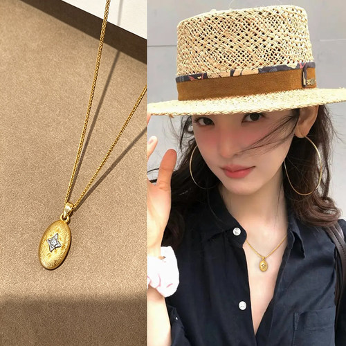 金色项链高级感轻奢小众