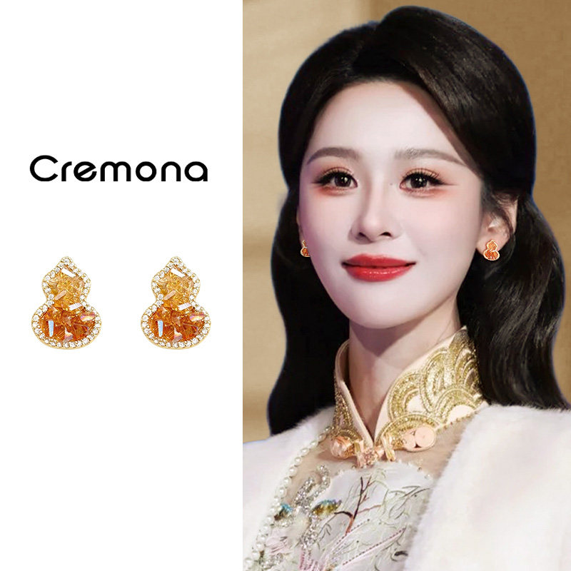 渐变葫芦蚊香盘耳夹无耳洞女2026新款爆款轻奢高级感小巧精致耳饰,饰品/流行首饰/时尚饰品新,耳夹,淘宝优惠券,粉丝福利购,淘宝优惠卷