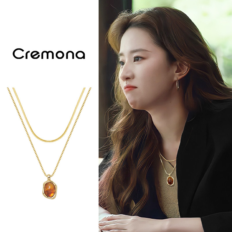 轻奢高级感美拉德项链小众独特设计气质毛衣链秋冬日常百搭配饰女,饰品/流行首饰/时尚饰品新,项链,淘宝优惠券,粉丝福利购,淘宝优惠卷