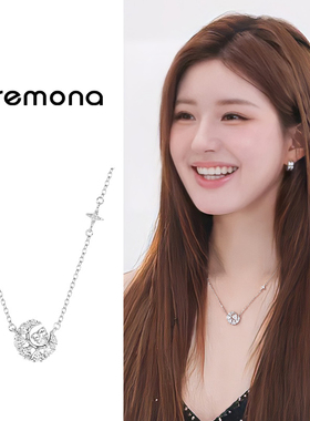 梦幻星月项链女款新款高级感