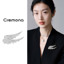 高档配饰 毛衣时尚 轻奢翅膀胸针女设计感小众精致独特别针西装 衬衫