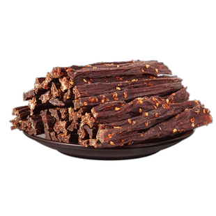 正宗超风干牛肉干零食解馋饿低肉脂非内蒙古减轻肥麻辣官方旗舰店