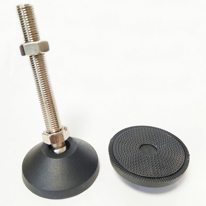 万向调节尼龙脚杯awp-d60/d80-m12/m16/m20-l100/l120/l150