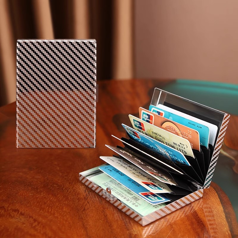 金属小卡包新款驾驶证卡夹男女款银行卡防盗刷随身收纳不锈钢卡套