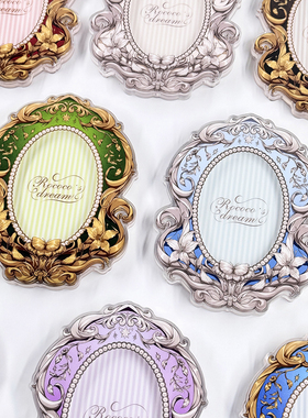 谷的Time现货 迷梦洛可可 谷美拍立得小卡片椭圆吧唧亚克力立牌